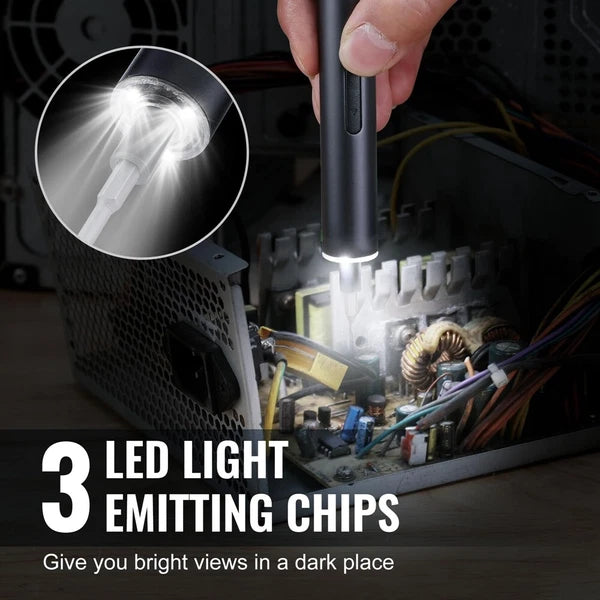 WORKPRO 20 in 1 Electric Precision Screwdriver with Magnetizer and S2 Steel Bits