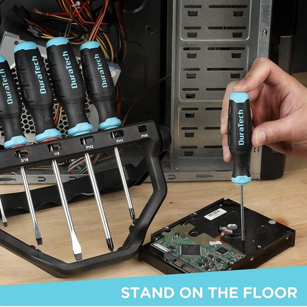 6 Pcs Magnetic Screwdriver Set, Magnet Tip 180 Rotating