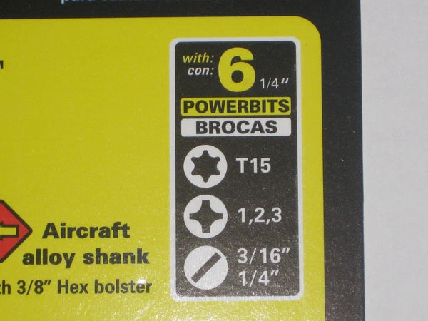 PICQUIC STUBBY Multi Bit Screwdriver Ideal for the Kitchen drawer "Smoke Black"