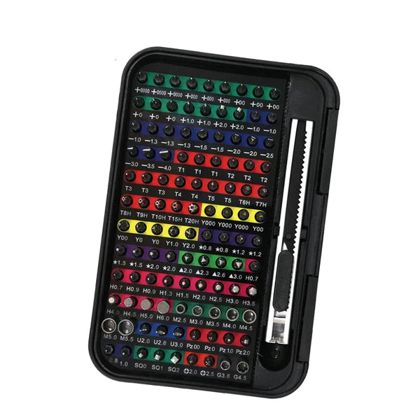 Precision Screwdriver Set with 108 Bits, 132 in 1 Small Screw Driver suits