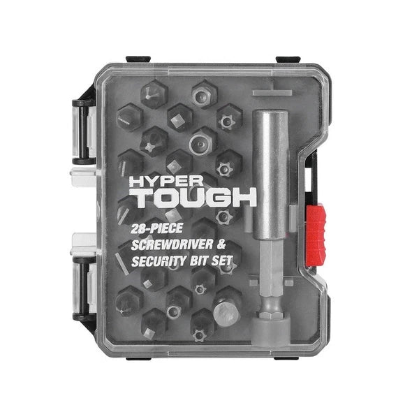 28-Piece Screwdriver Bit Set Security Bits Magnetic Holder Reusable Case New