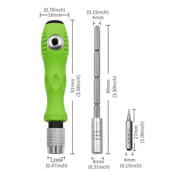 Screwdriver Set Magnetic Precision 32 In 1 Screwdriver Bits RepairScrew Driver