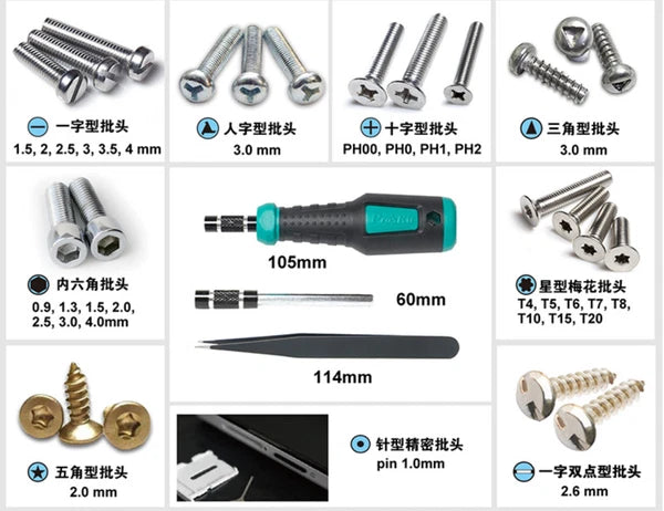 Pro'skit SD-9802 Screwdriver Set 31+1Screwdrivers NutdriversSD-9826