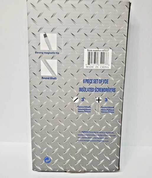 Camco Tools 6 Piece Insulated Screwdriver Set - NEW