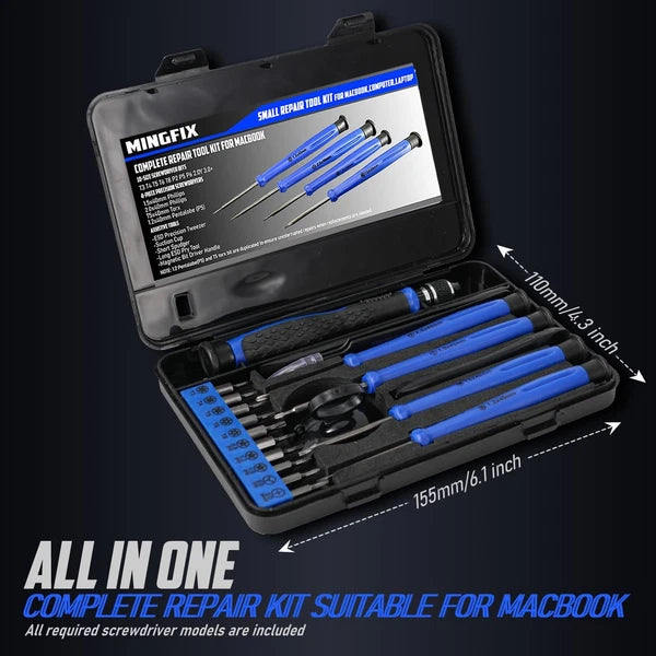 Repair Tool Kit for Apple Macbook,Mingfix Macbook Pro/Air Screwdriver Set with P