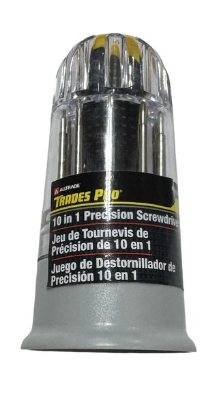 Trades Pro 10 in 1 Precision Screwdriver Set