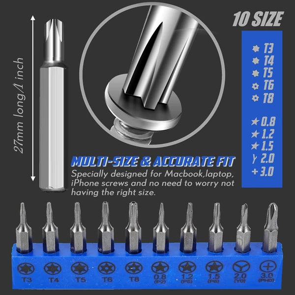 Repair Tool Kit for Apple Macbook,Mingfix Macbook Pro/Air Screwdriver Set with P