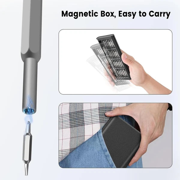 49pc Small Precision Screwdriver Set Magnetic Electronics Laptop Phones Drones