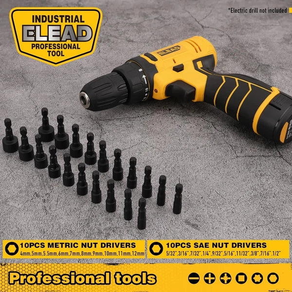 86 Piece Magnetic Screwdriver Set Case Slotted Phillips Torx Nut Drivers Tools