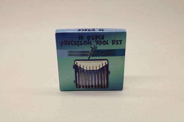 10 piece precision tool kit screwdrivers