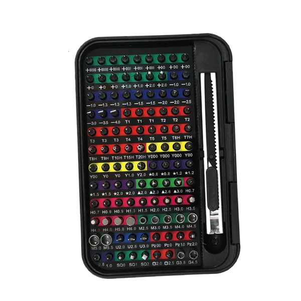 Precision Screwdriver Set with 108 Bits, 132 in 1 Small Screw Driver suits