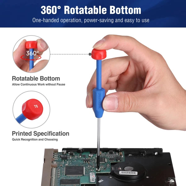 10-Piece Precision Screwdriver Set with Case, Phillips, Magnetic Screwdriver