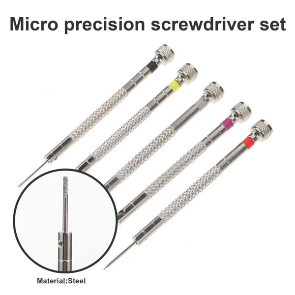 Flat Screwdriver Set Glasses Repairing Screwdrivers Watch Eyeglass