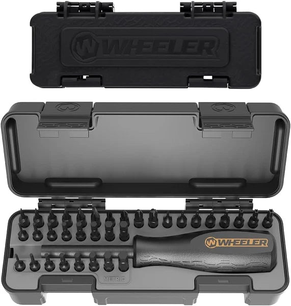 Space Saver Screwdriver Set with Magnetic Handle, Bit Assortment & Case