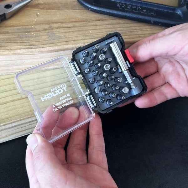 28-Piece Screwdriver Bit Set Security Bits Magnetic Holder Reusable Case New