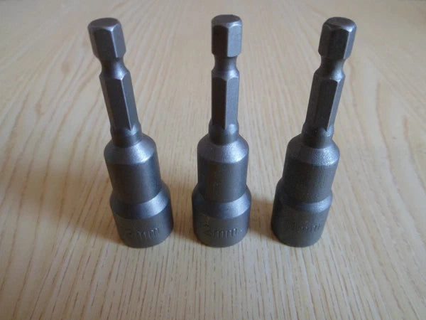 1/4" Hex Magnetic Nut Driver for Impact Drill Coach Rawl Bolts Tek Screws Fixing