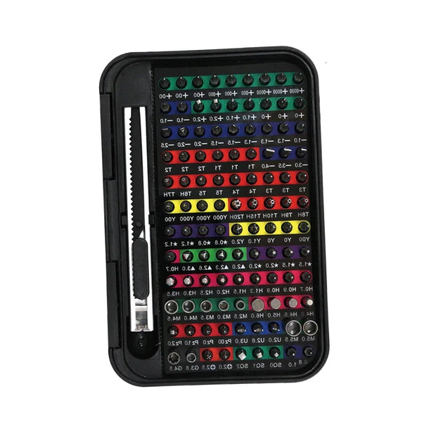 Precision Screwdriver Set with 108 Bits, 132 in 1 Small Screw Driver suits