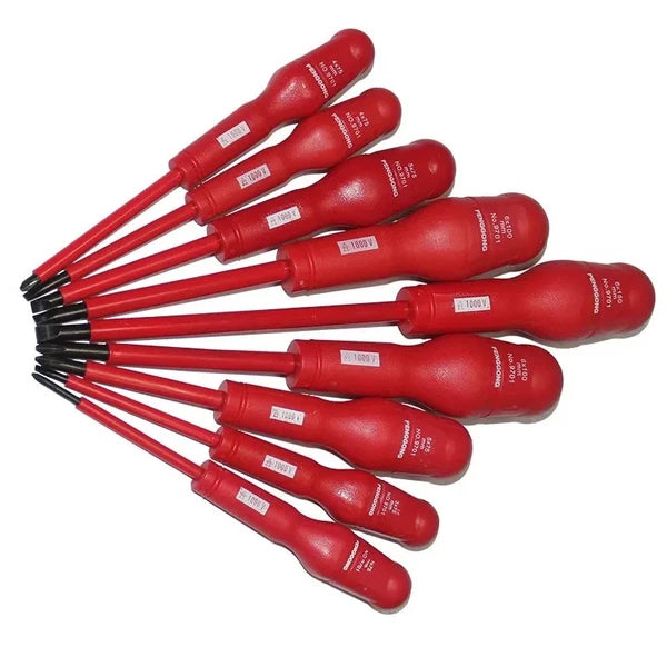 Insulated Screwdriver Set 1000V Magnetic Screw 9/10PCS Driver Slotted Phillips