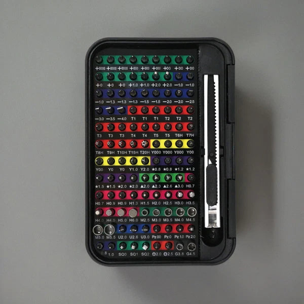 Precision Screwdriver Set with 108 Bits, 132 in 1 Small Screw Driver suits