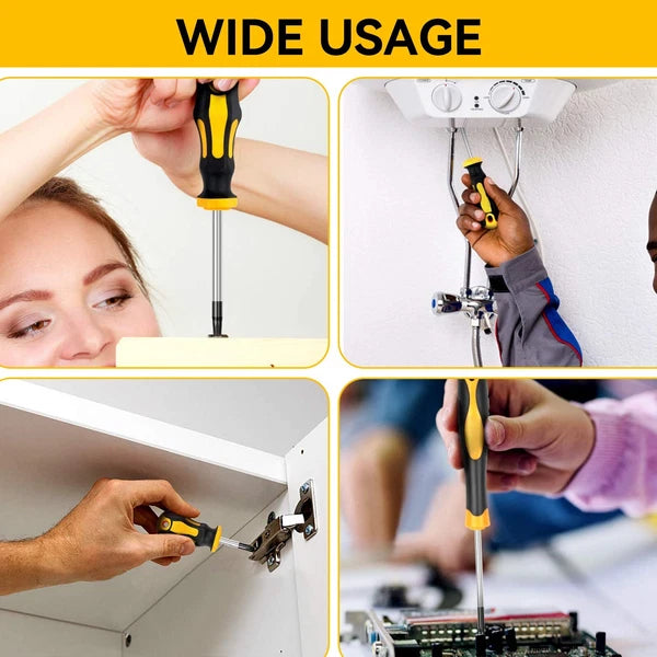 43-pc Magnetic Screwdriver Set w/ Case & Heat Shrink Repair Tool Kit