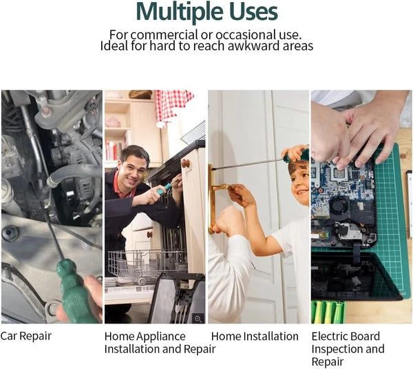 Extra Long Torx Screwdrivers Set, 5Pcs 12In Magnetic Torx Screwdrivers Set, T15