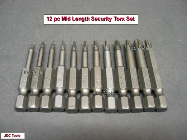 CRAFTSMAN 2 pc Adapter Set with a 12 pc Torx Security Bit Set
