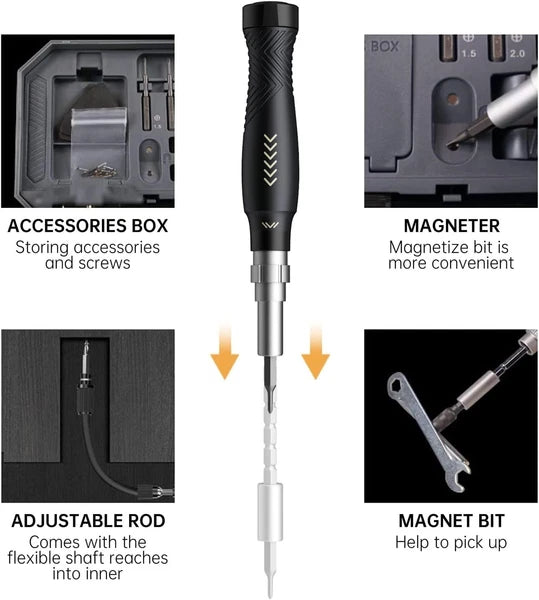 Ultimate 164-in-1 Precision Screwdriver Set: Luxury Laptop & Electronics Repa...