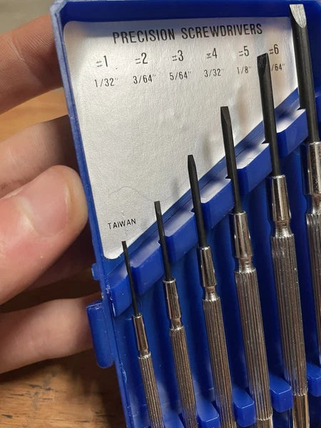 Vintage Archer Precision Screwdriver Set Lot Of 2, Flathead, Phillips With Cases