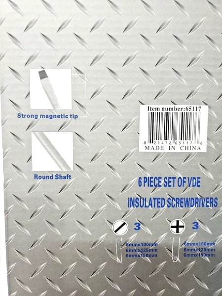 Camco Tools 6 Piece Insulated Screwdriver Set - NEW