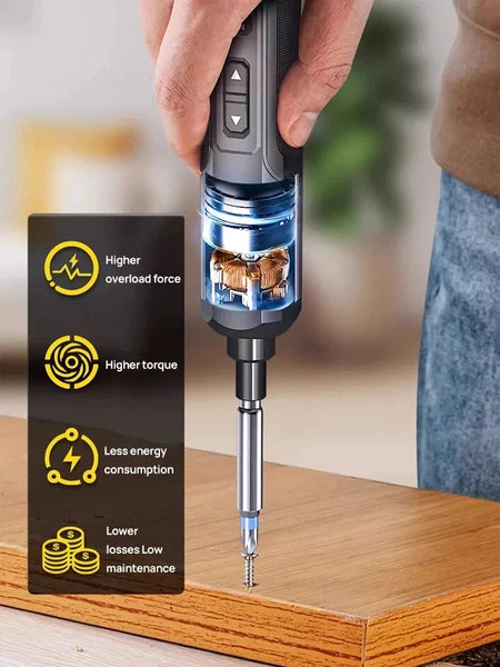 4V Electric Screwdriver Set USB Rechargeable 10/33 Bit Set Drill Multi-function