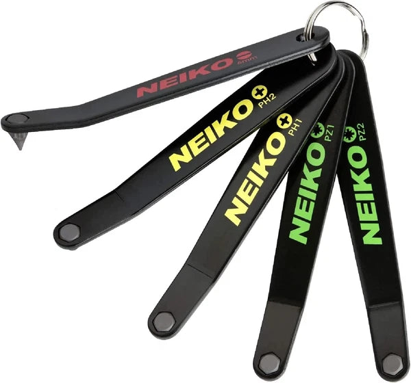 01323A Ultra Low Profile Offset Screwdriver Set | 5-Piece | S2 Steel | Phillips,