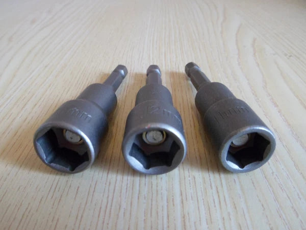 1/4" Hex Magnetic Nut Driver for Impact Drill Coach Rawl Bolts Tek Screws Fixing